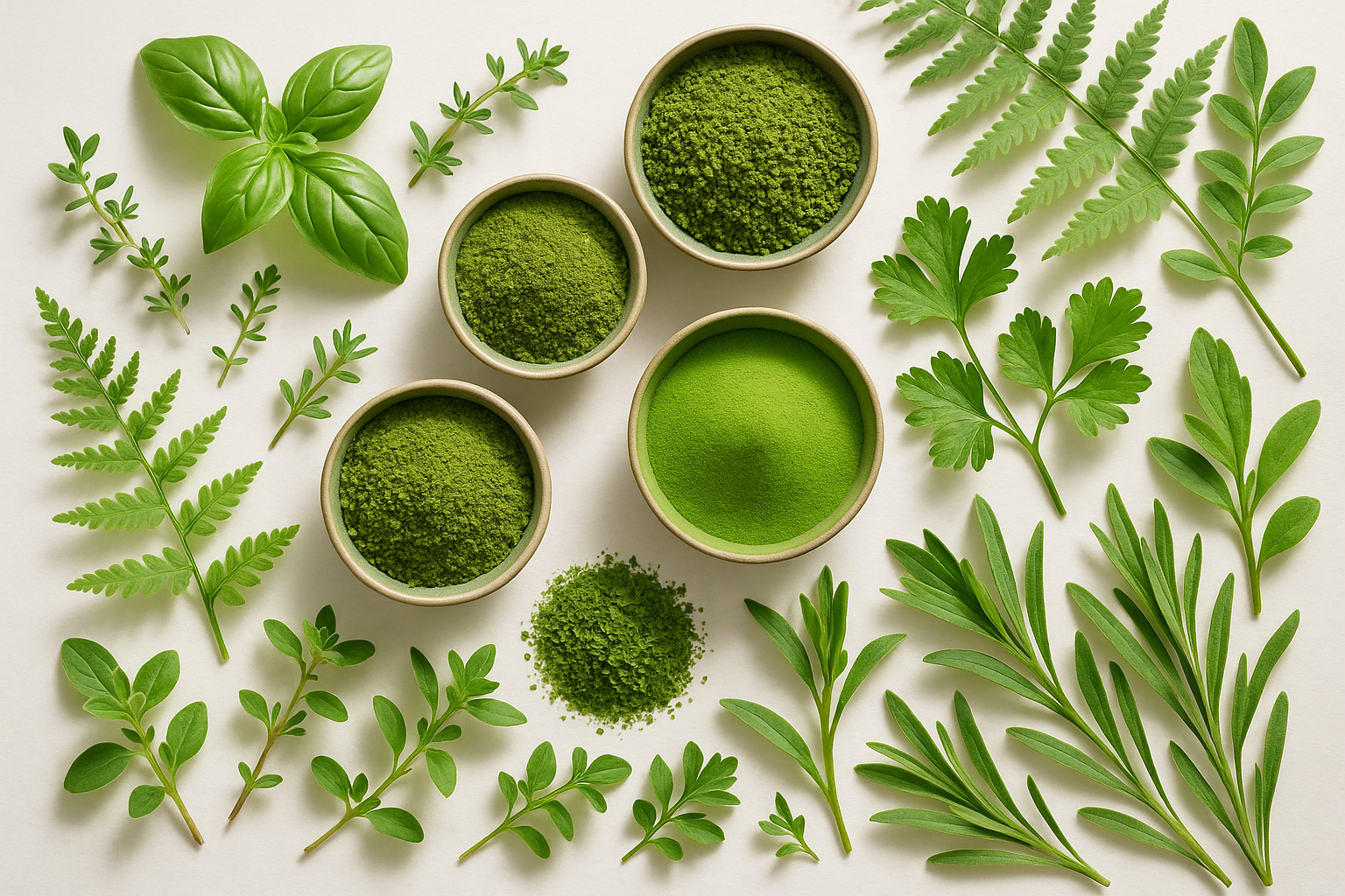 picture of plants and plants powder 